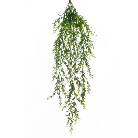 Lot de 12 - Buisson suspendu artificiel de ruscus sauvage X9, 78 cm - vert 