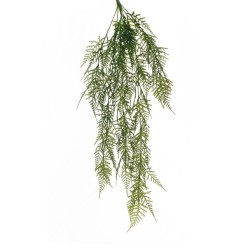 Lot de 12 - Buisson suspendu artificiel de plumoso X9, 78 cm - vert 