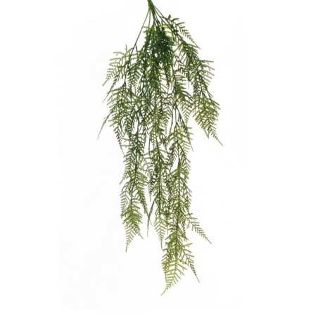 Lot de 12 - Buisson suspendu artificiel de plumoso X9, 78 cm - vert 
