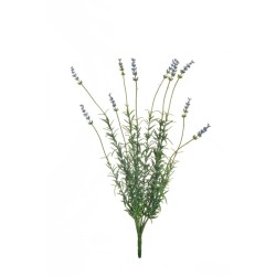 Lot de 24 - Buisson artificiel de lavande X10, 49 cm - lavande 