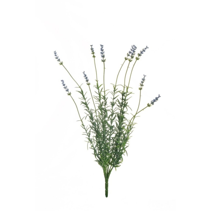 Lot de 24 - Buisson artificiel de lavande X10, 49 cm - lavande 