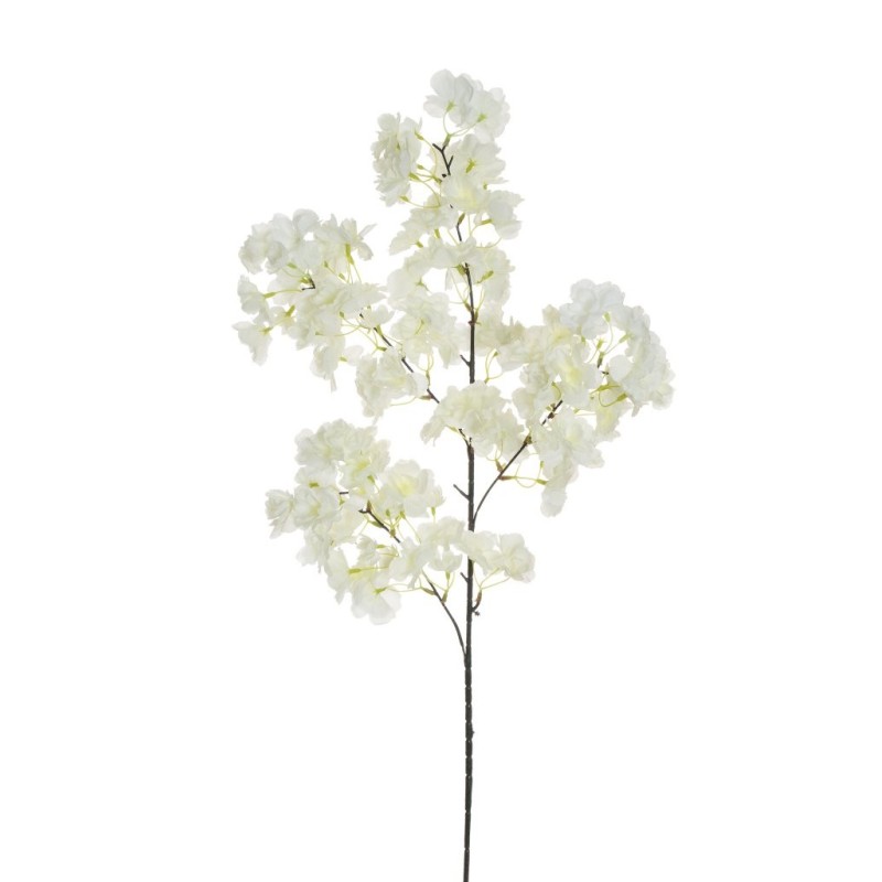 Lot de 24 - Tige artificielle de fleurs de pêcher X4, 103 cm - blanc 
