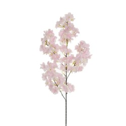 Lot de 24 - Tige artificielle de fleurs de pêcher X4, 103 cm - rose clair 