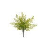 Lot de 24 - Mini buisson artificiel de capillaire, 34 cm - vert 