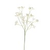 Lot de 120 - Tige artificielle de gypsophile X4, 64 cm - blanc 
