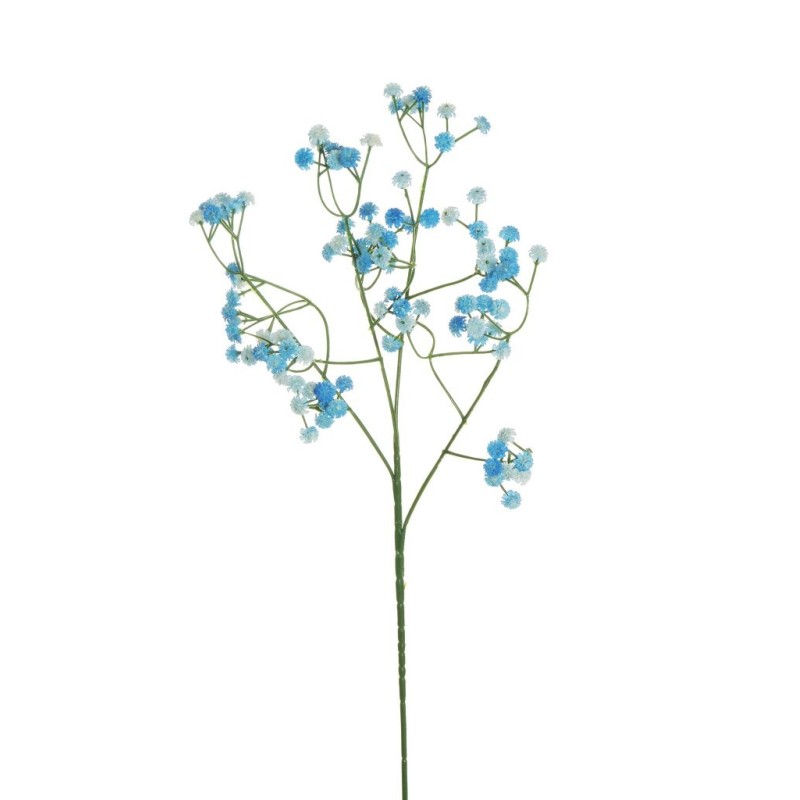 Lot de 120 - Tige artificielle de gypsophile X4, 64 cm - bleu 