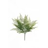 Lot de 24 - Buisson artificiel de fougère Costa Rica X7, 45 cm - vert 