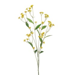 Lot de 48 - Tige artificielle de mini marguerites X6, 84 cm - jaune 