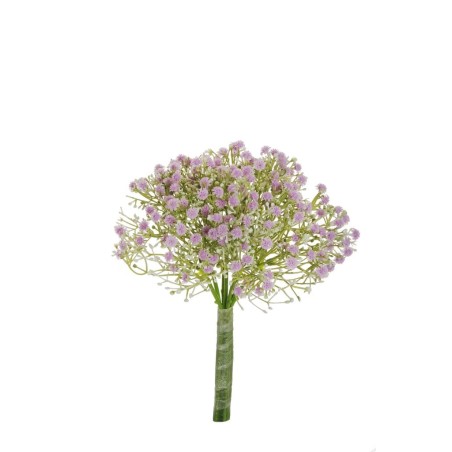 Lot de 16 - Bouquet artificiel coloré de gypsophile X7, 31 cm - violet clair 