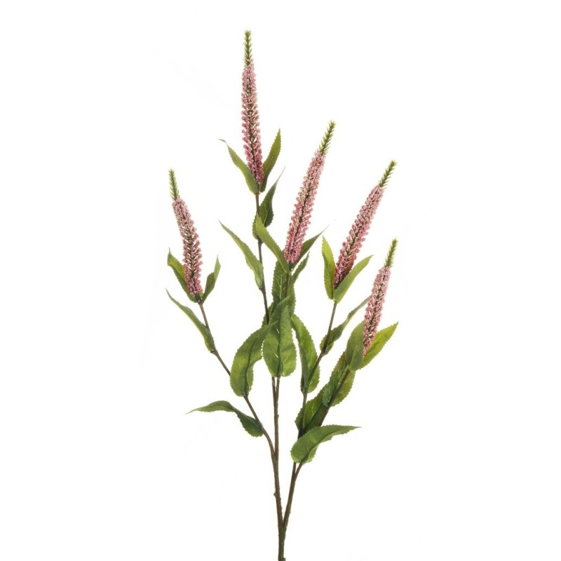 Lot de 24 - Tige artificielle de véronique X5, 72 cm - rose 