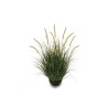 Lot de 4 - Plante artificielle de graminées avec setaria en pot, 90 cm - vert jaune marron 