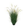 Lot de 4 - Plante artificielle de graminées avec setaria en pot, 150 cm - vert jaune marron 