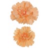Lot de 6 - Cosmos géant artificiel en mousse X2, 44-50 cm - saumon 