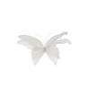 Lot de 10 - Papillon géant artificiel en organza, D. 85 cm - blanc 