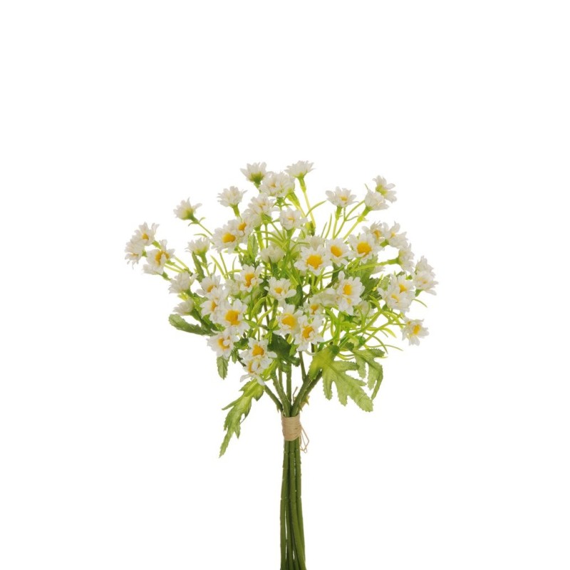 Lot de 12 - Bouquet artificiel de camomille X7, 35 cm - blanc 
