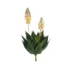 Lot de 4 - Plante artificielle d'agave, 54 cm - vert orange jaune 