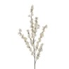 Lot de 24 - Longue tige artificielle de fleurs de pêcher, 125 cm - blanc 