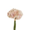 Lot de 12 - Bouquet artificiel de pivoines X7, 34 cm - rose clair 