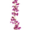 Lot de 24 - Guirlande artificielle de bougainvillier, 180 cm - violet 