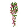 Lot de 8 - Buisson suspendu artificiel de bougainvillier X5, 120 cm - violet 