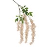 Lot de 12 - Tige suspendue artificielle de glycine X6, 110 cm - saumon clair 
