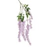 Lot de 12 - Tige suspendue artificielle de glycine X6, 110 cm - lilas 
