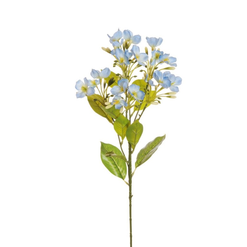 Lot de 36 - Tige artificielle de bovardia, 55 cm - bleu clair 