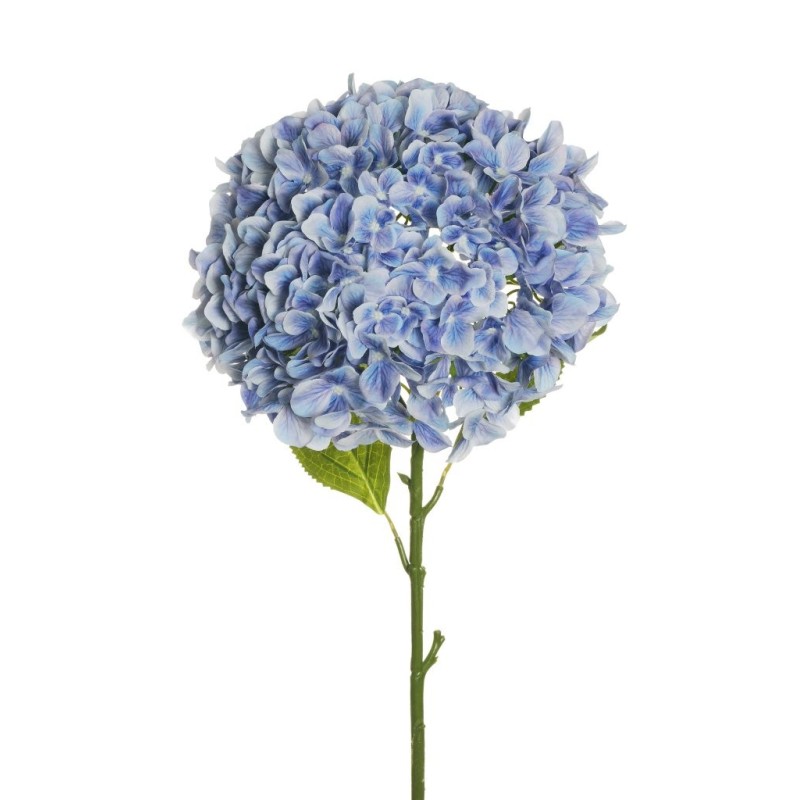 Lot de 6 - Hortensia géant artificiel, 110 cm - violet bleu clair 