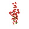 Lot de 24 - Longue branche artificielle de bougainvillier, 118 cm - rouge 