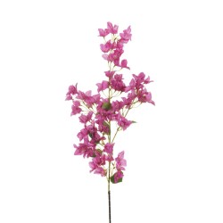 Lot de 24 - Longue branche artificielle de bougainvillier, 118 cm - violet 