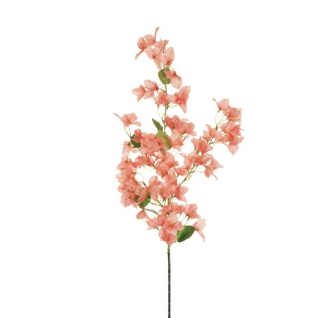 Lot de 24 - Longue branche artificielle de bougainvillier, 118 cm - saumon 