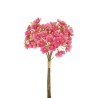 Lot de 12 - Bouquet artificiel de saponaire X4, 39 cm - fuchsia 