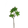 Lot de 48 - Mini branche artificielle d'echeveria, 35 cm - vert bordeaux 