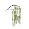 Lot de 18 - Branche suspendue artificielle de populus X3, 128 cm - vert gris 