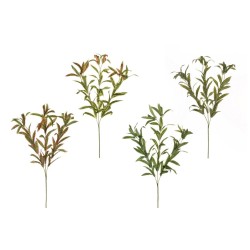 Lot de 24 - Tige artificielle de dracaena X3, 88 cm - vert assorti 