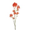 Lot de 12 - Branche artificielle de rhododendron X5, 116 cm - corail orange jaune 