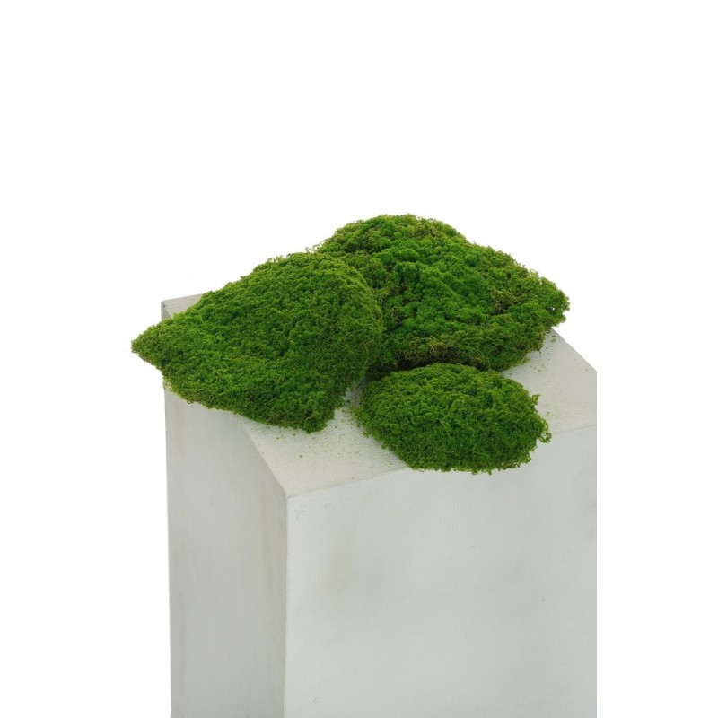 Lot de 20 - Assortiment de touffes artificielles de mousse X3, D. 15-20-25 cm - vert 