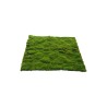 Lot de 20 - Tapis artificiel de mousse ondulée, 100x100 cm - vert 