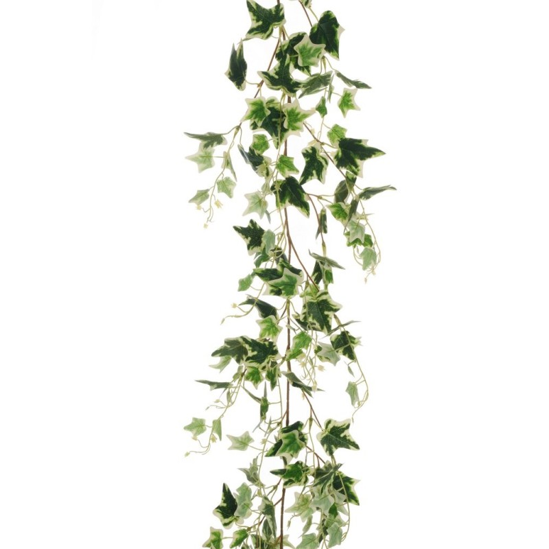 Lot de 12 - Guirlande artificielle de lierre multi-branches, 180 cm - panaché 