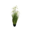 Lot de 4 - Plante artificielle de papyrus en pot, 120 cm - vert 