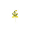 Lot de 960 - Pic artificiel de mimosa, 12 cm - jaune 