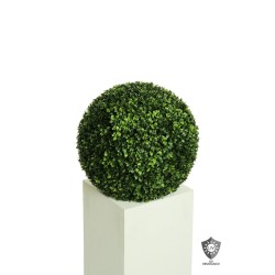 Lot de 2 - Boule artificielle de buis anti-UV, D. 42 cm - vert 