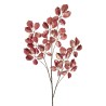 Lot de 12 - Longue branche artificielle de hêtre métallisée, 123 cm - violet mauve 