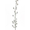 Lot de 12 - Longue branche artificielle de cornouiller iridescente, 165 cm - or argent lavande 
