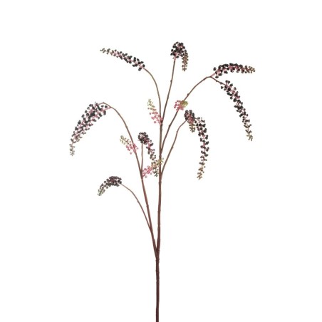 Lot de 12 - Branche artificielle de phytolacca americana, 123 cm - violet rose 