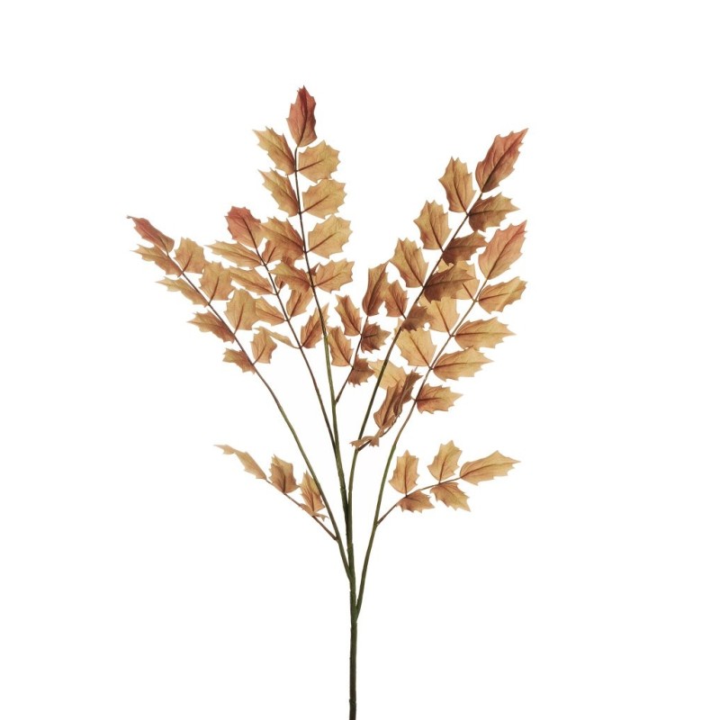 Lot de 12 - Longue tige artificielle de mahonia d'automne, 106 cm - marron clair 