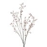 Lot de 12 - Longue branche artificielle de baies d'automne, 133 cm - rouge 
