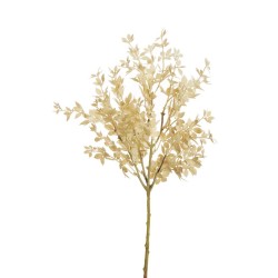 Lot de 24 - Branche artificielle de mini vigne américaine, 59 cm - ivoire 
