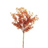 Lot de 24 - Branche artificielle de mini vigne américaine, 59 cm - orange marron 