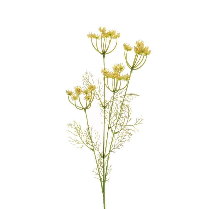 Lot de 48 - Tige artificielle d'aneth X4, 83 cm - jaune 